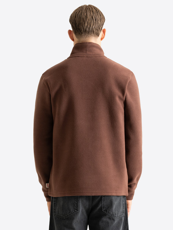 LONSDALE Sweatshirt "Lostock" | Brown