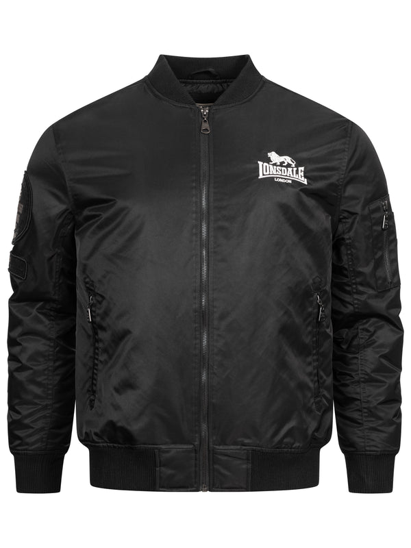 LONSDALE Bomberjacke "Ludford" | Black
