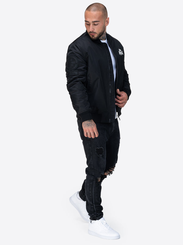 LONSDALE Bomberjacke "Ludford" | Black