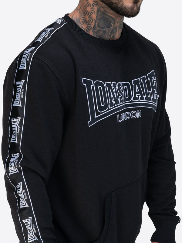 LONSDALE Herren Sweatshirt "Kirklinton" | Black