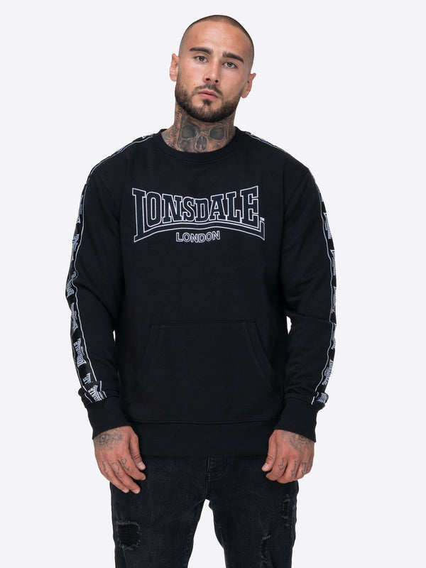 LONSDALE Herren Sweatshirt "Kirklinton" | Black