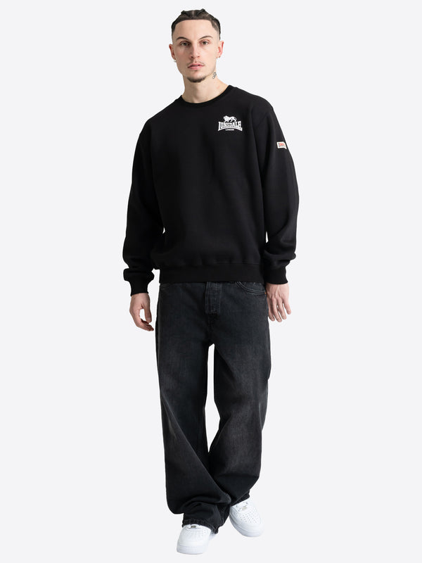 LONSDALE Sweatshirt "Haighton" | Black