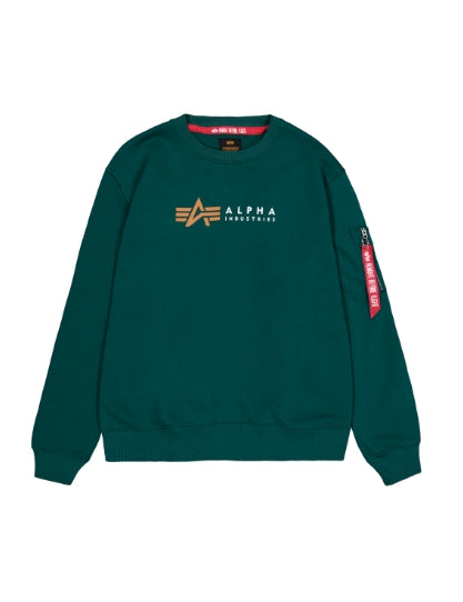❌ SALE ❌ ALPHA INDUSTRIES Label Sweater | Force Green