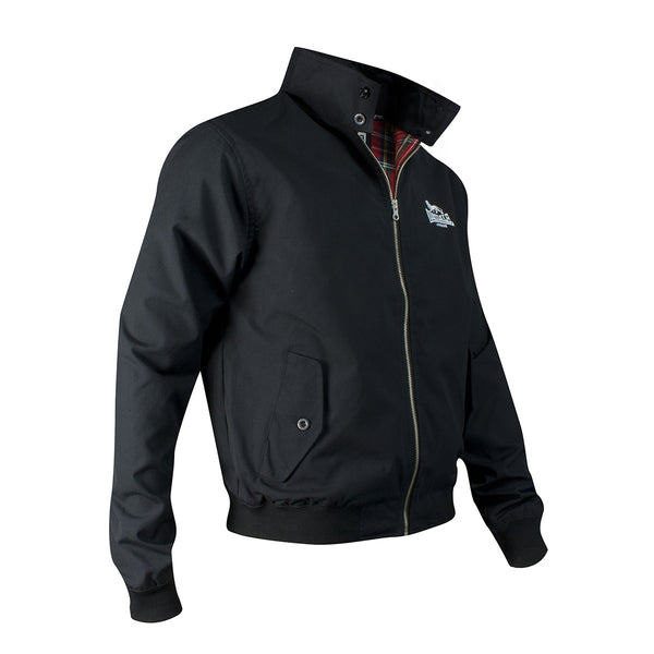 LONSDALE Jacke "Acton" mit Rückendruck | Black