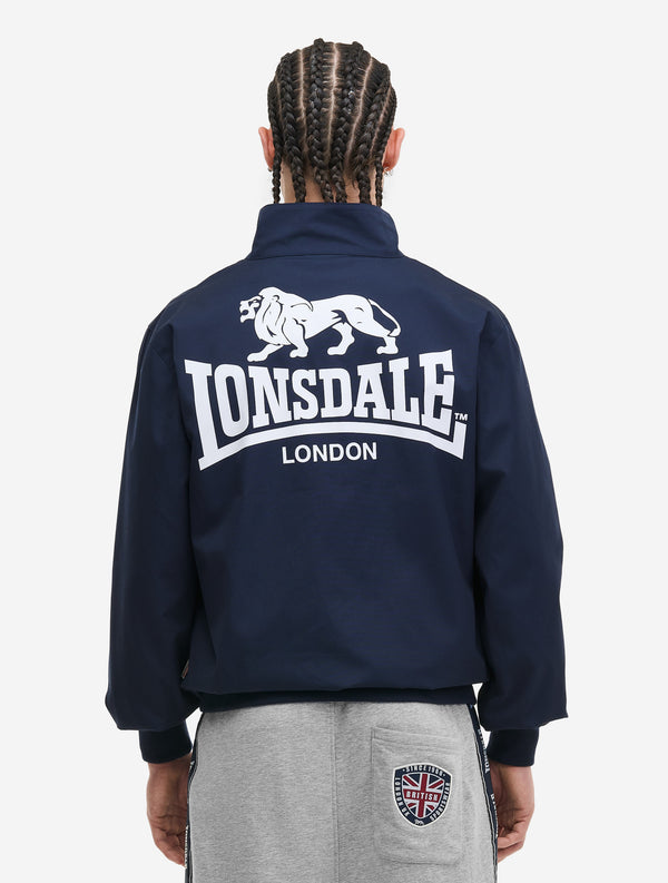 LONSDALE Jacke "Acton" mit Rückendruck | Dark Navy