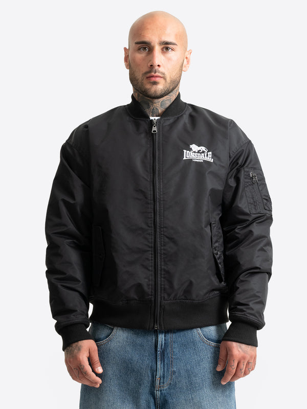 LONSDALE Bomberjacke "Torksey" | Black