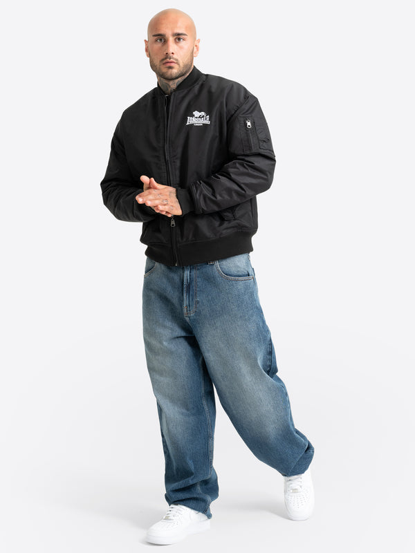 LONSDALE Bomberjacke "Torksey" | Black