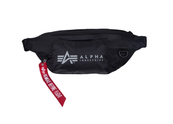 ALPHA INDUSTRIES Packable Waist Bag | Black