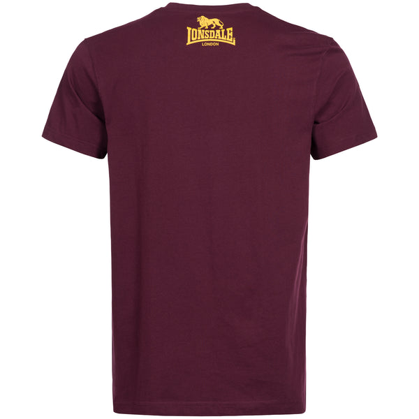 LONSDALE T-Shirt "Logo" | Vintage Oxblood