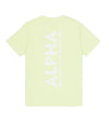 ALPHA INDUSTRIES Backprint T | Arctic Lime