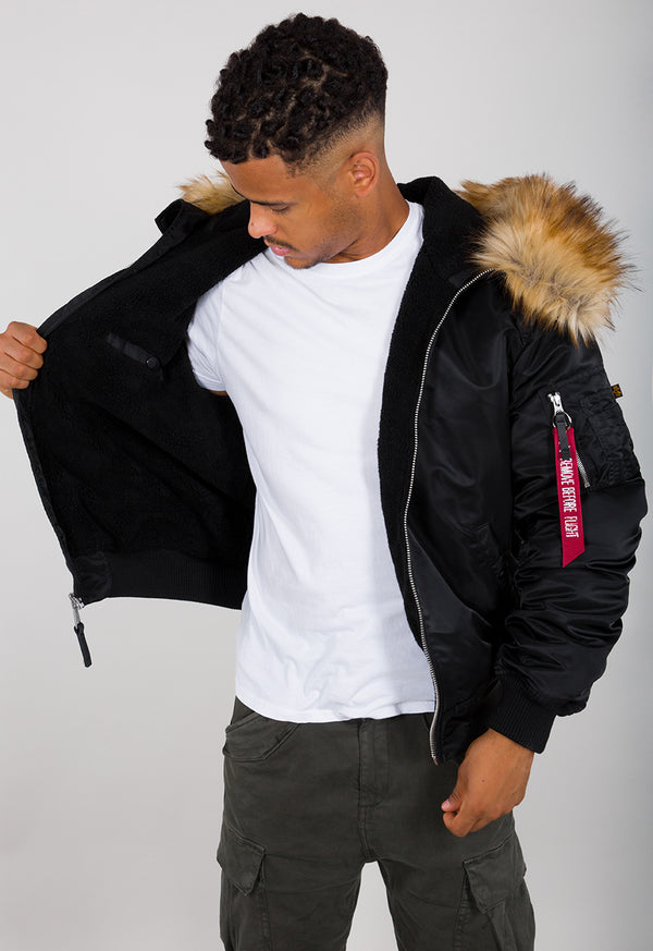 ❌ SALE ❌ ALPHA INDUSTRIES Winterjacke "MA-1 Hooded Arctic" | Black