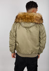 ❌ SALE ❌ ALPHA INDUSTRIES "MA-1 Hooded Arctic" Winterjacke | Khaki
