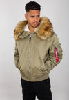 ❌ SALE ❌ ALPHA INDUSTRIES "MA-1 Hooded Arctic" Winterjacke | Khaki