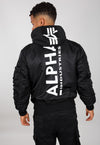 ALPHA INDUSTRIES MA-1 ZH Back Print | Black / White