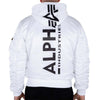 ALPHA INDUSTRIES MA-1 ZH Back Print | White / Black