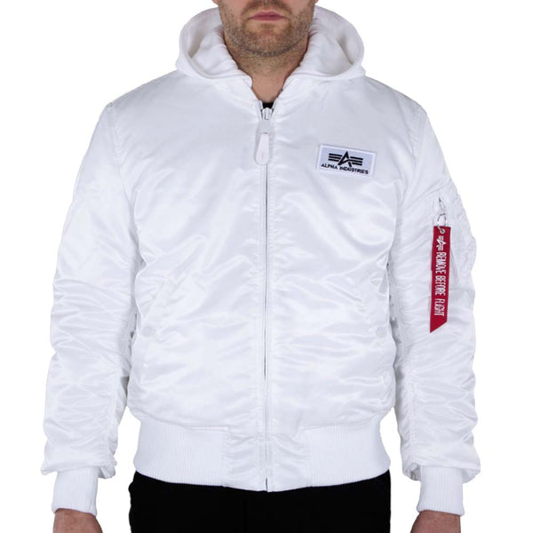 ALPHA INDUSTRIES MA-1 ZH Back Print | White / Black