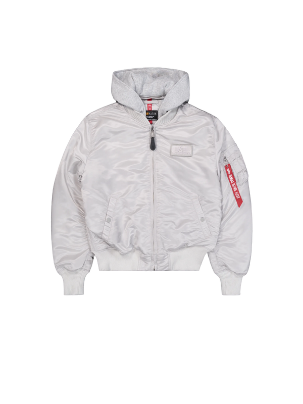 ALPHA INDUSTRIES MA-1 ZH Back Print | Pastel Grey / Grey