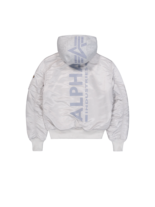 ALPHA INDUSTRIES MA-1 ZH Back Print | Pastel Grey / Grey