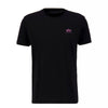 ALPHA INDUSTRIES Backprint T | Black / Dark Magenta