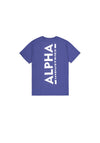 ALPHA INDUSTRIES Backprint T | Night Purple