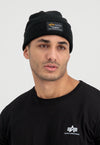 ALPHA INDUSTRIES Crew Beanie | Black