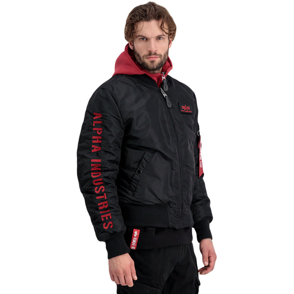❌ SALE ❌ ALPHA INDUSTRIES MA-1 D-Tec SE | Black / Red