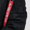 ❌ SALE ❌ ALPHA INDUSTRIES MA-1 D-Tec SE | Black / Red