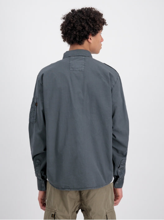 ❌ SALE ❌ ALPHA INDUSTRIES Urban Military Shirt | Vintage Grey