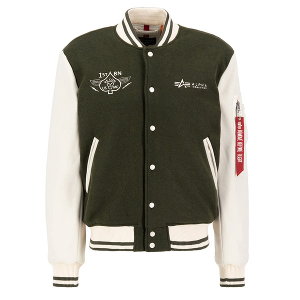 ❌ SALE ❌ ALPHA INDUSTRIES Varsity Air Force Jacket | Dark Olive