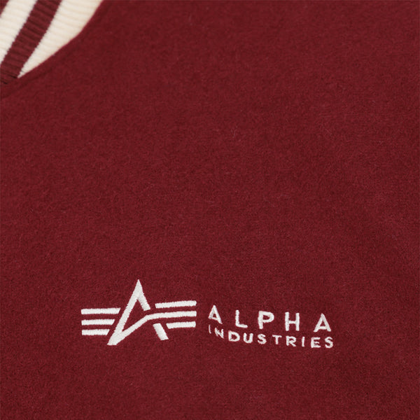 ❌ SALE ❌ ALPHA INDUSTRIES Varsity Air Force Jacket | Burgundy