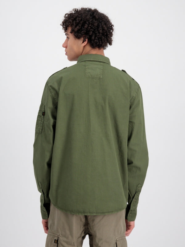 ALPHA INDUSTRIES Urban Military Shirt | Dark Olive