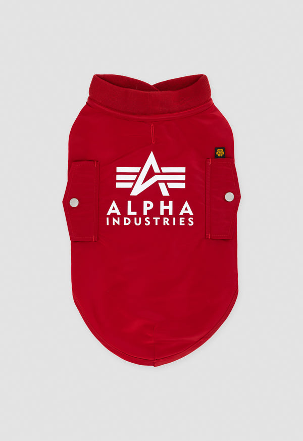 ❌ SALE ❌ ALPHA INDUSTRIES MA-1 Dog Jacket Back Print | RBF Red