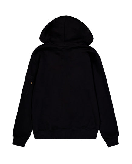 ❌ SALE ❌ ALPHA INDUSTRIES Camo Panel Hoody | Black