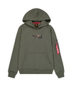 ❌ SALE ❌ ALPHA INDUSTRIES Camo Panel Hoody | Dark Olive