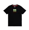 ALPHA INDUSTRIES Satin Logo T-Shirt | Black