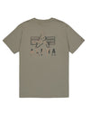 ❌ SALE ❌ ALPHA INDUSTRIES Camo Logo Puff Print BP T-Shirt | Olive