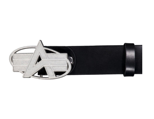 ALPHA INDUSTRIES Logo Belt | Black