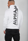 ALPHA INDUSTRIES Back Print Hoody | White