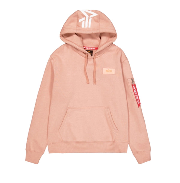 ❌ SALE ❌ ALPHA INDUSTRIES Back Print Hoodie | Dusty Coral