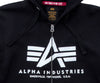 ALPHA INDUSTRIES Basic Zip Hoody | Black