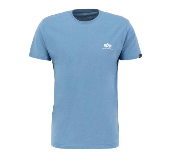 ALPHA INDUSTRIES Basic T-Shirt Small Logo | Airforce Blue