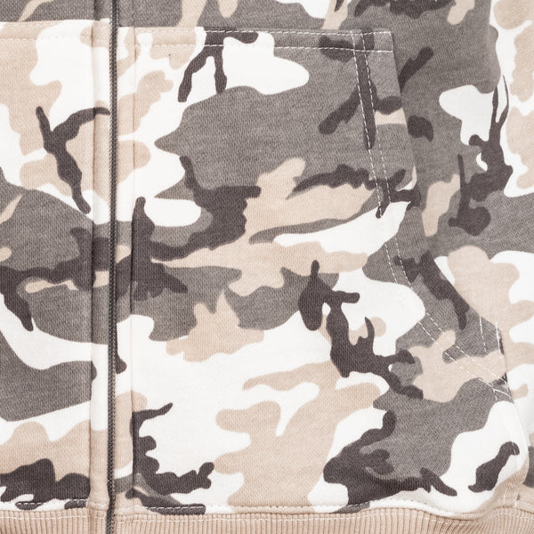 ❌ SALE ❌ BENLEE Zip-Kapuzensweatshirt "Bathurst" | Camo Grey