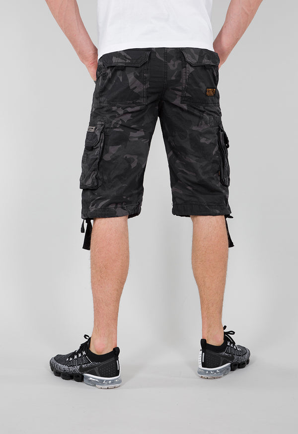 ALPHA INDUSTRIES Jet Short | Black Camo)