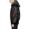 ALPHA INDUSTRIES MA-1 D-Tec Leather | Black