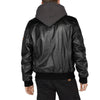 ALPHA INDUSTRIES MA-1 D-Tec Leather | Black
