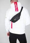 ALPHA INDUSTRIES Crew Waist Bag | Black