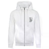 ❌ SALE ❌ 100% HARDCORE Zip Hoodie "Negative" | White