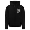 100% HARDCORE Herren Zip Hoodie "BR Silver" | Black
