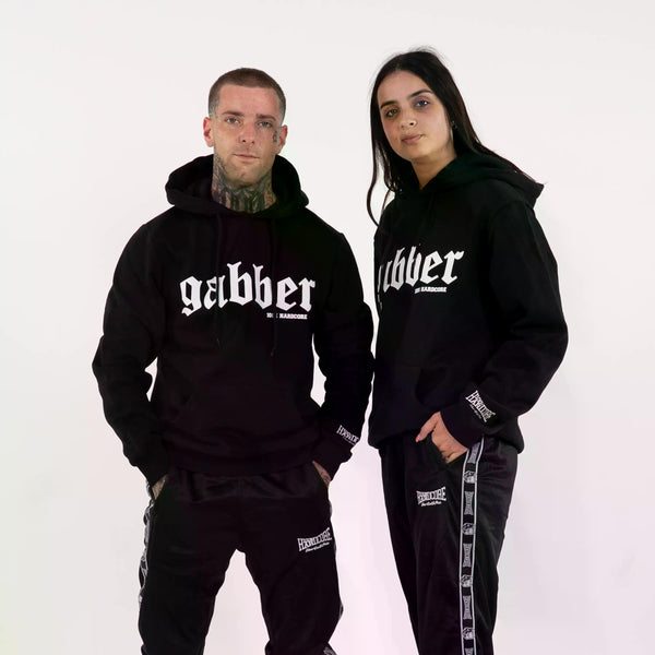 100% HARDCORE Hoodie "Gabber Classic" | Black