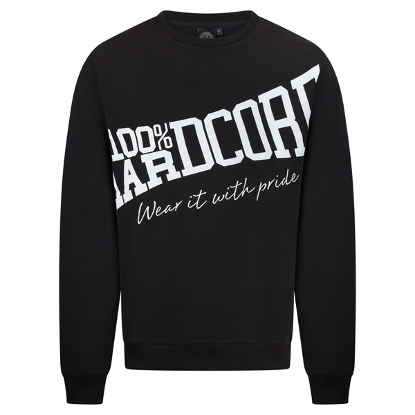 ❌ SALE ❌ 100% HARDCORE Sweatshirt "Tilted Essential" | Black